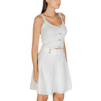 Guess Cream Viscose Tank Tops