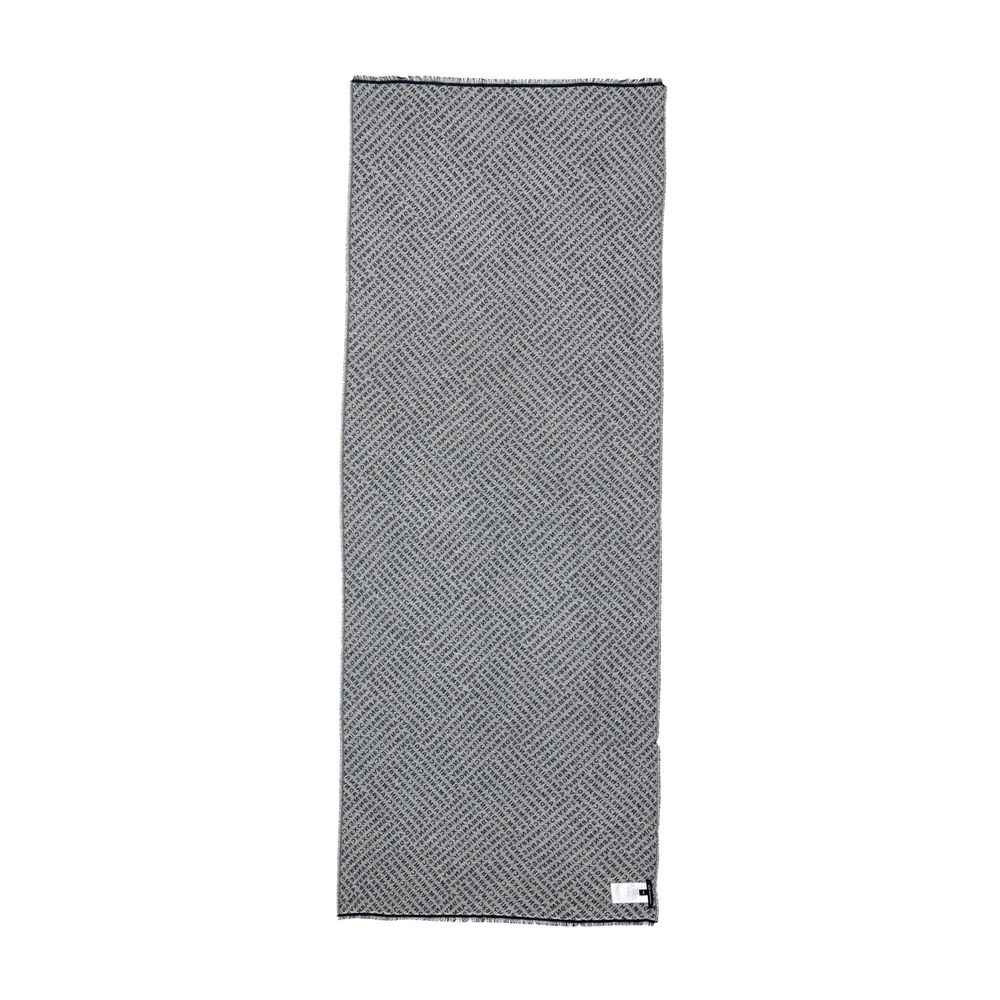 Armani Exchange Blue Viscose Scarf