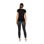 Armani Exchange Black Cotton T-Shirt