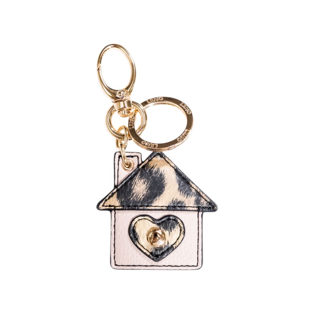 Liu Jo Gold Polyethylene Keychain