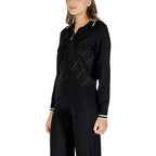 Liu Jo Black And White Viscose Cardigan