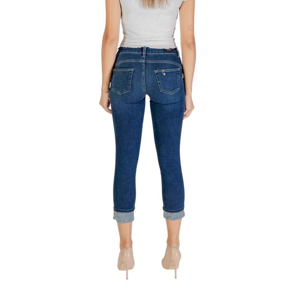 Liu Jo Blue Cotton Mom Jeans