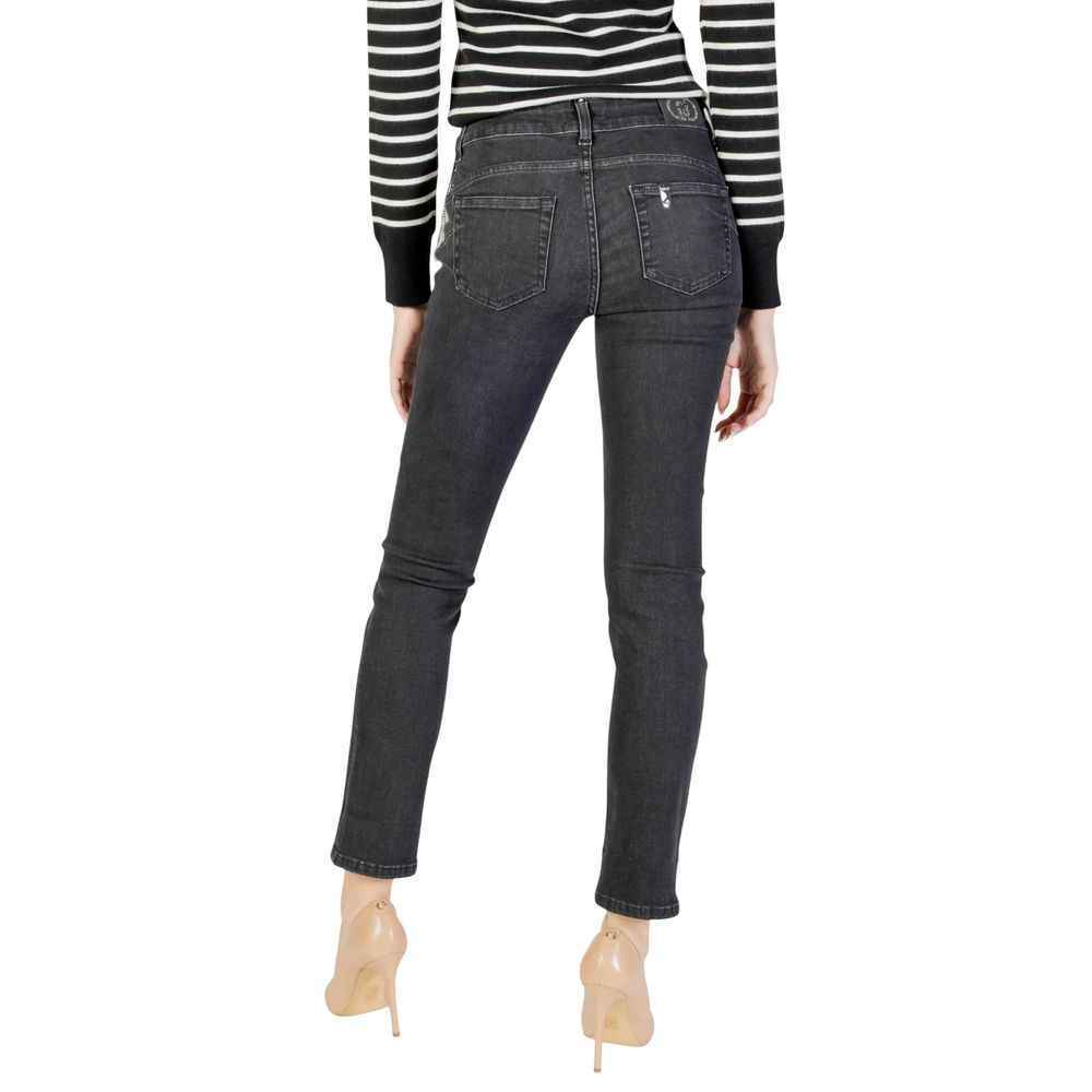 Liu Jo Black Cotton Skinny Jeans