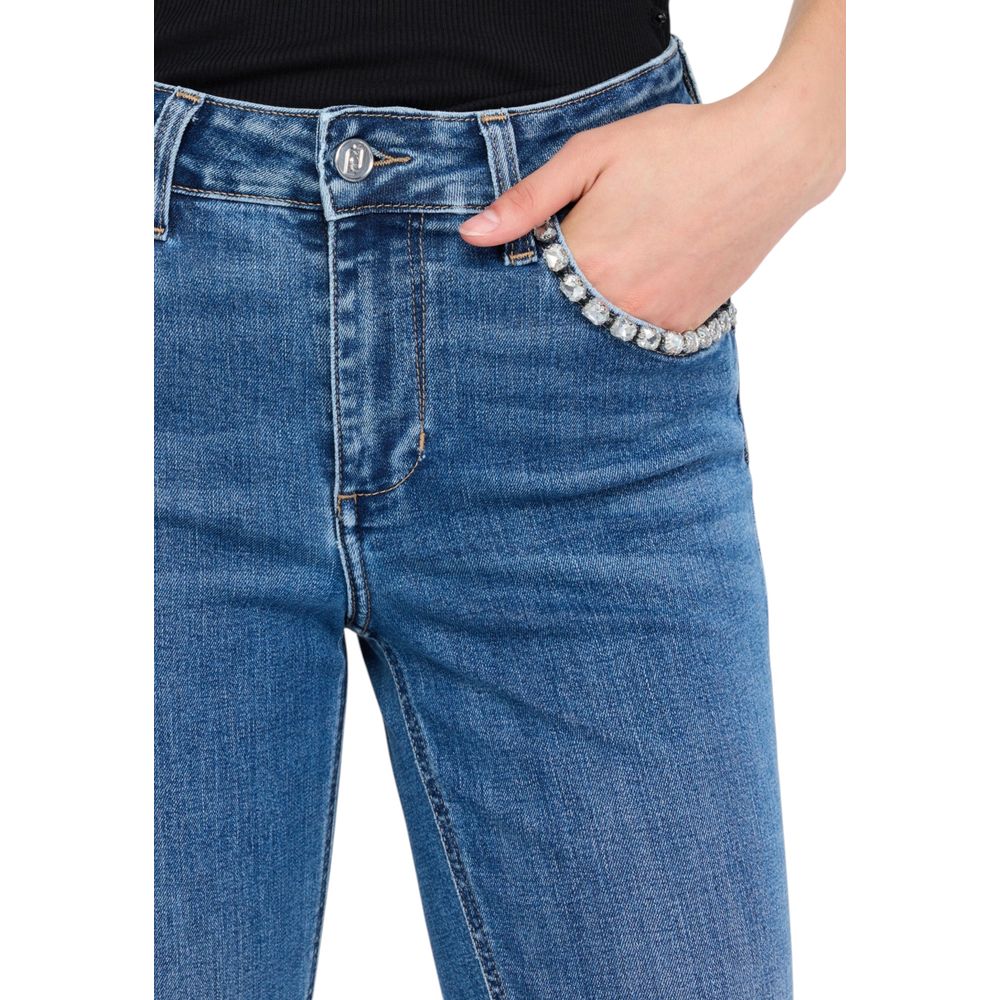 Liu Jo Blue Cotton Bootcut Jeans