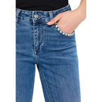 Liu Jo Blue Cotton Bootcut Jeans