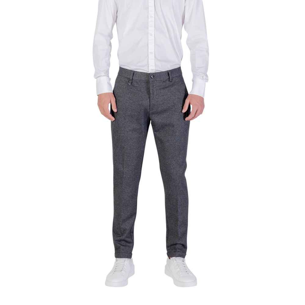 Antony Morato Gray Polyester Skinny Pants