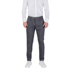 Antony Morato Gray Polyester Skinny Pants