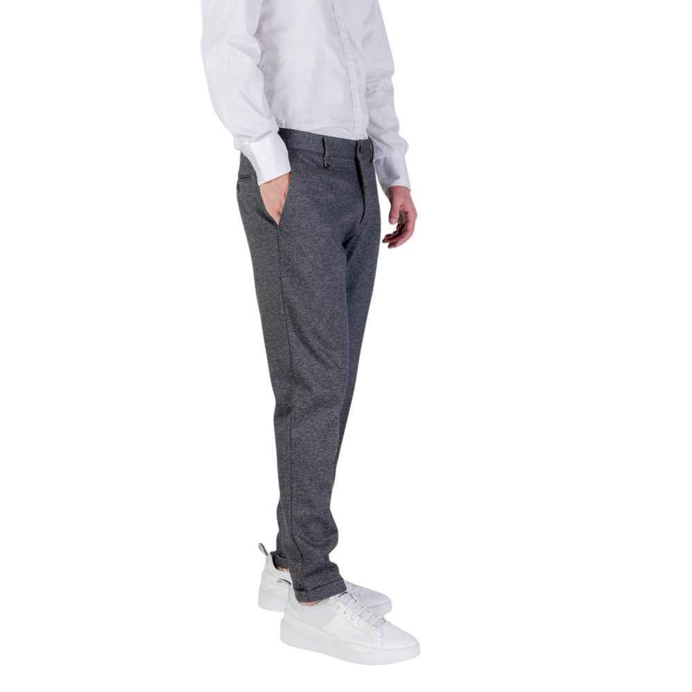 Antony Morato Gray Polyester Skinny Pants