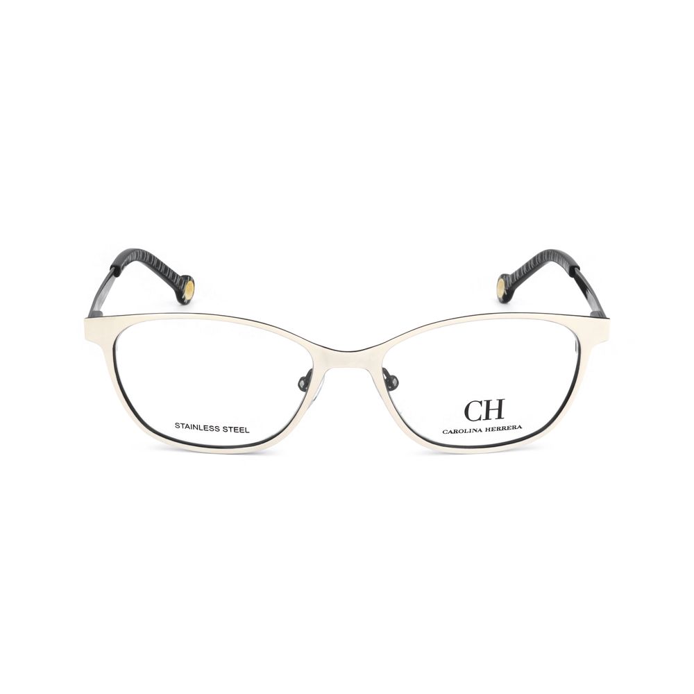Carolina Herrera Black Stainless Steel Glasses (Frames)