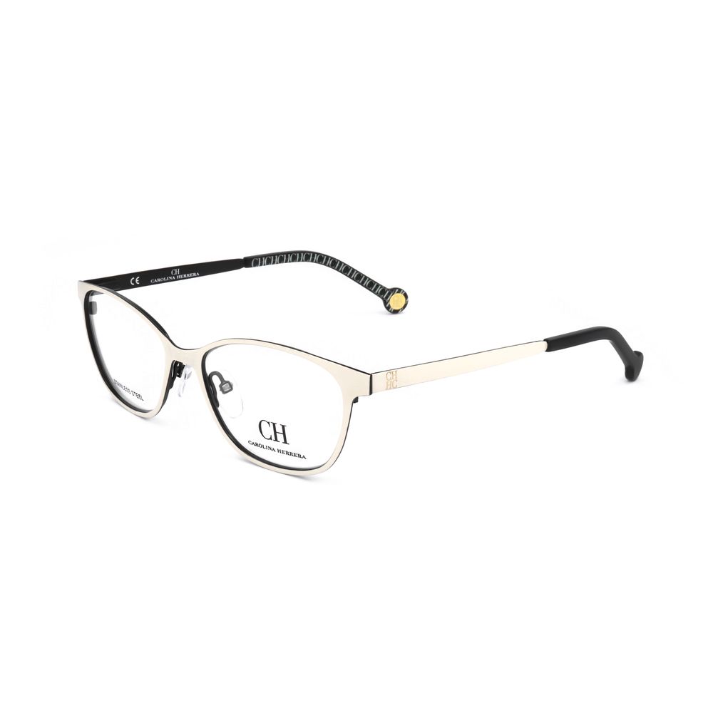 Carolina Herrera Black Stainless Steel Glasses (Frames)