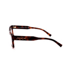 Ermenegildo Zegna Brown Resin Glasses (Frames)