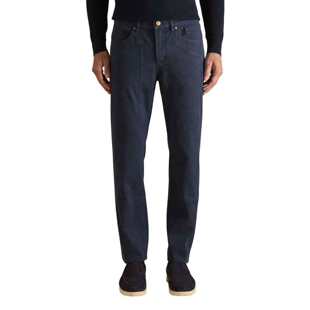 Jeckerson Blue Cotton Skinny Jeans