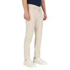 Jeckerson Cream Cotton Skinny Jeans