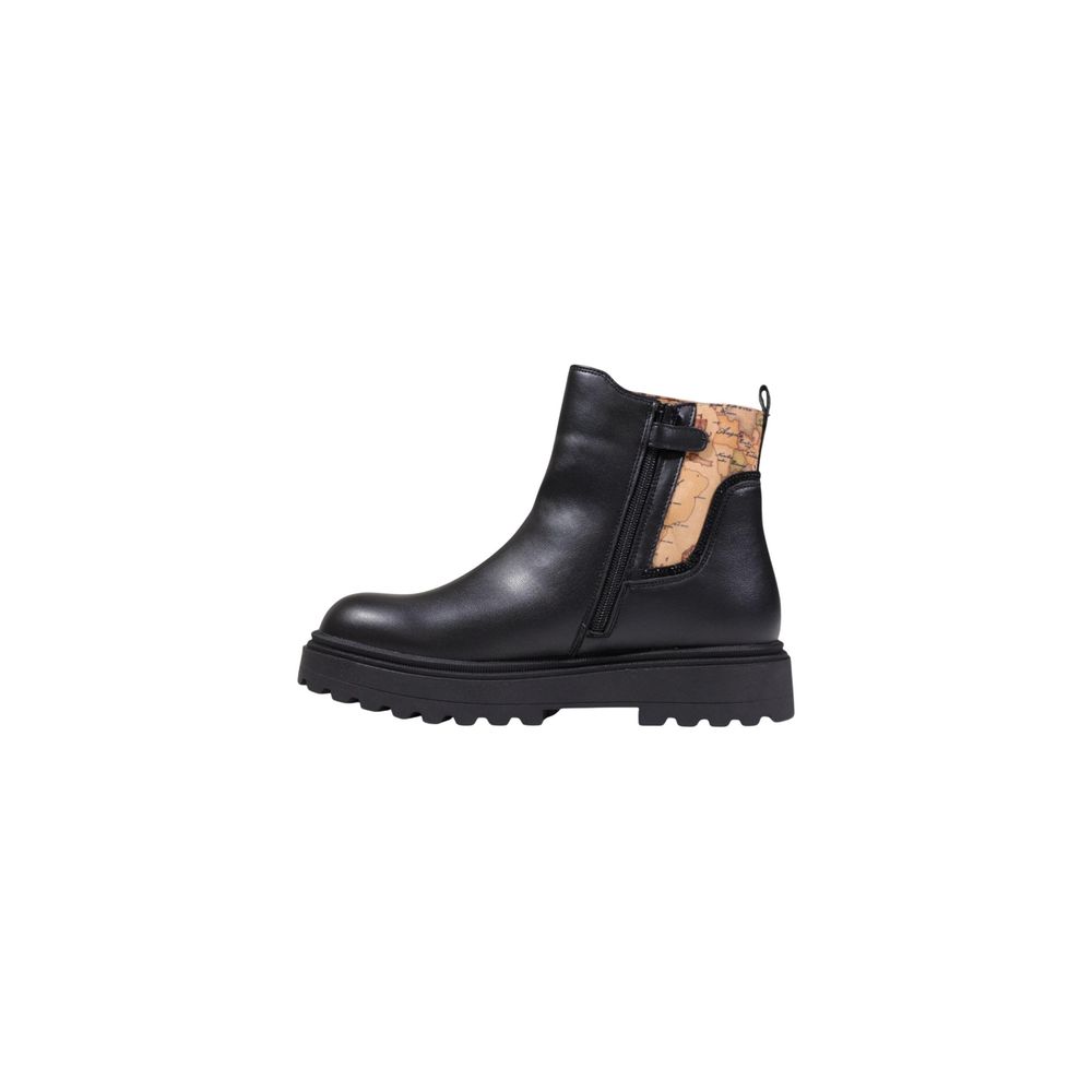 Alviero Martini Prima Classe Black Polyethylene Ankle Boots