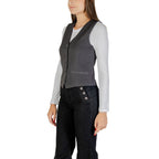 Only Gray Polyester Waistcoat