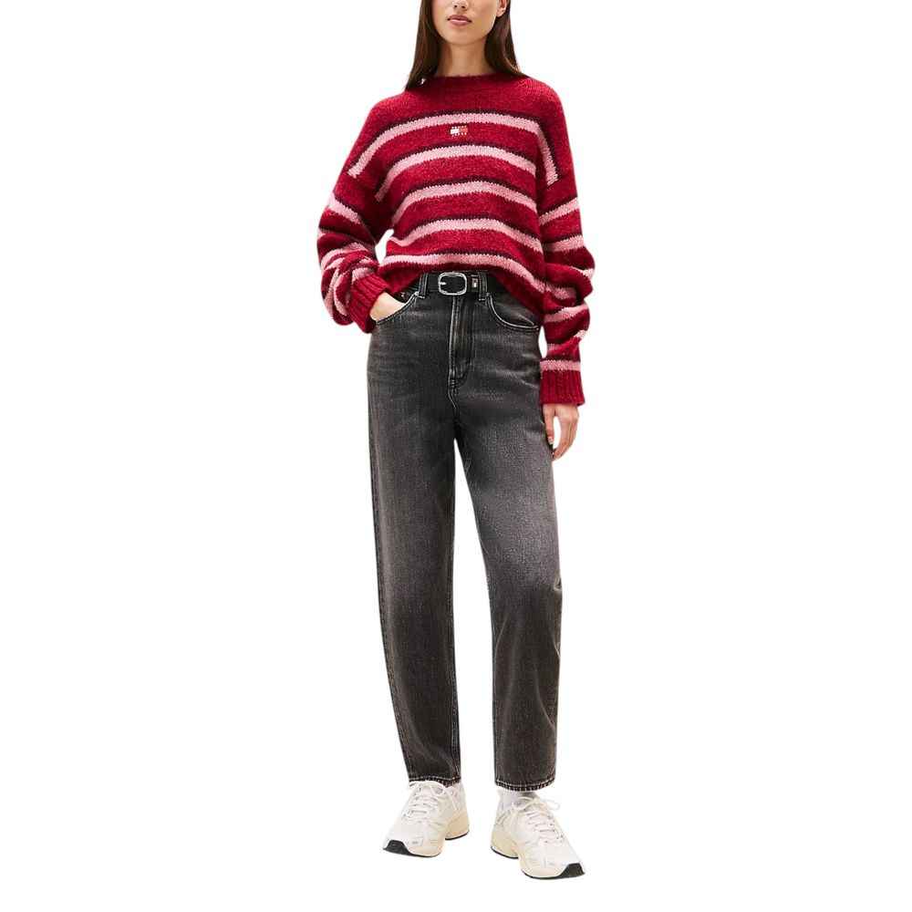 Tommy Hilfiger Jeans Black Recycled Cotton Mom Jeans