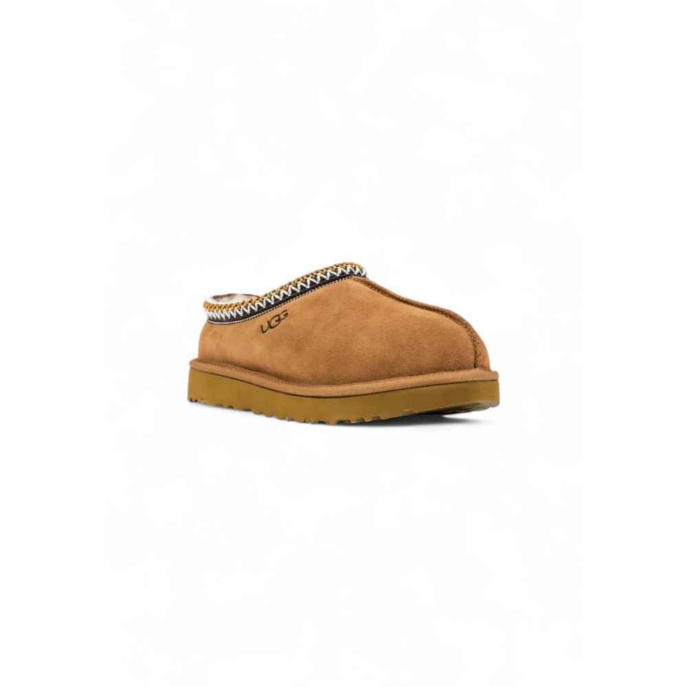 UGG Beige Leather Ankle Boots