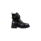 PINKO Black Leather Ankle Boots