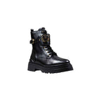 PINKO Black Leather Ankle Boots