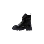 PINKO Black Leather Ankle Boots