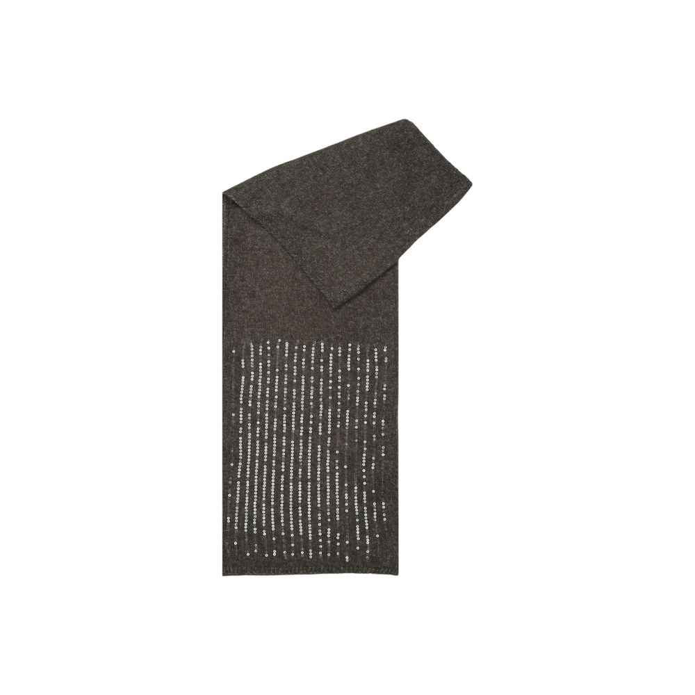 Pieces Bicolor Recycled Polyester Scarf