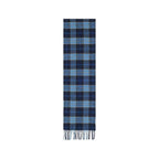 Barbour Blue Wool Scarf