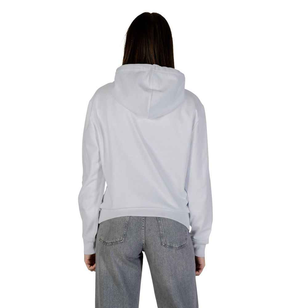 Calvin Klein Jeans White Cotton Hoodie