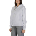 Calvin Klein Jeans White Cotton Hoodie