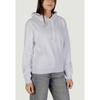 Calvin Klein Jeans White Cotton Hoodie