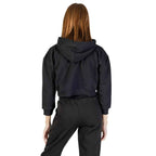 Icon Black Cotton Hoodie