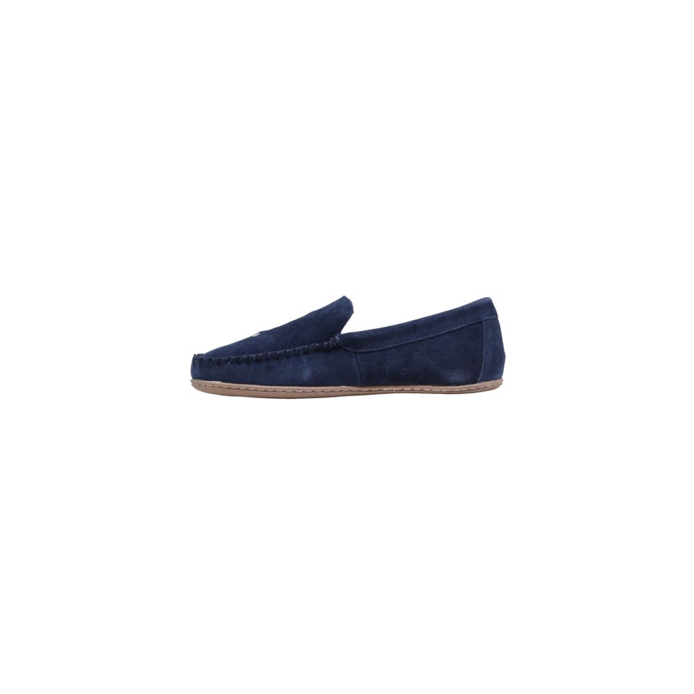 Ralph Lauren Blue Suede Leather Slippers