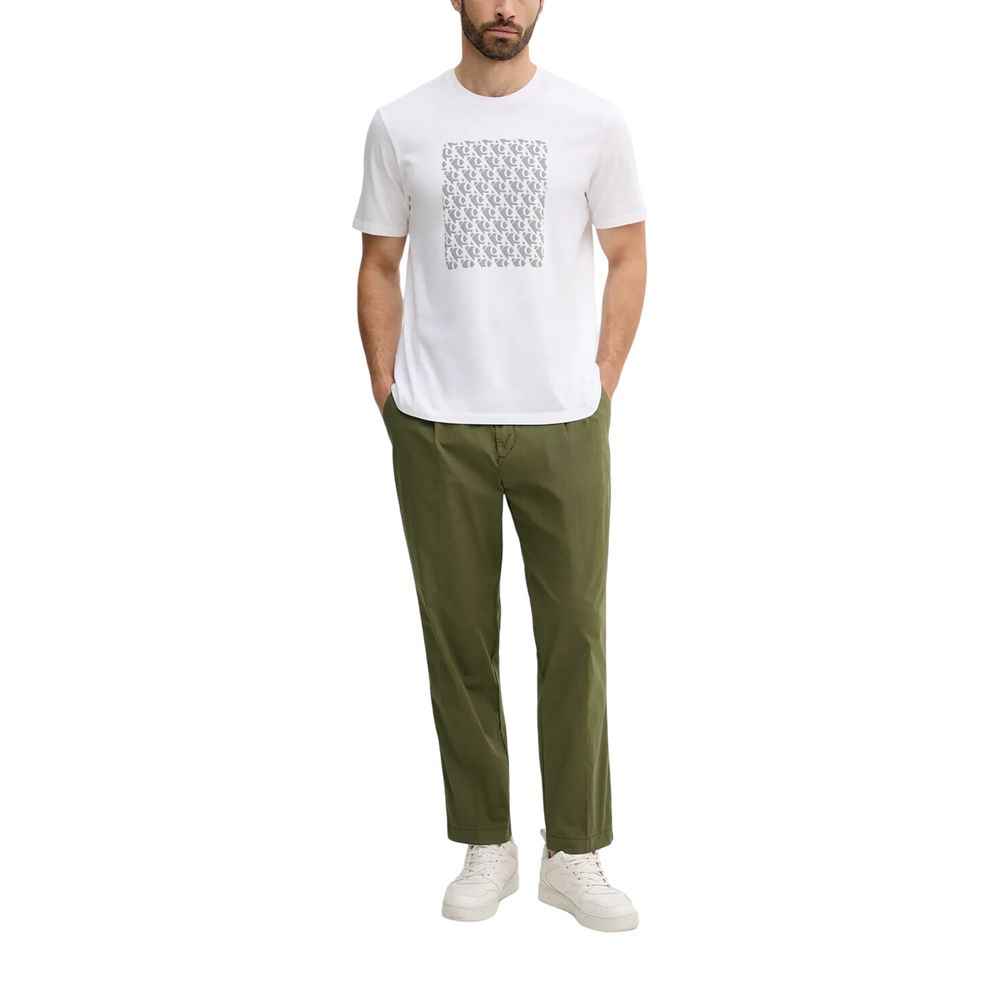 Calvin Klein Jeans White Cotton T-Shirt