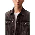 Calvin Klein Jeans Black Cotton Denim Jacket