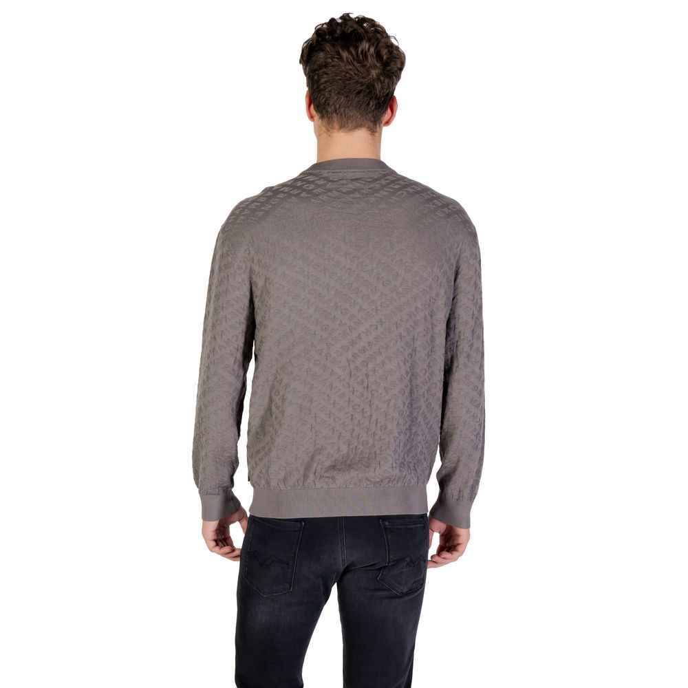 Armani Exchange Gray Polyamide Sweatshirt