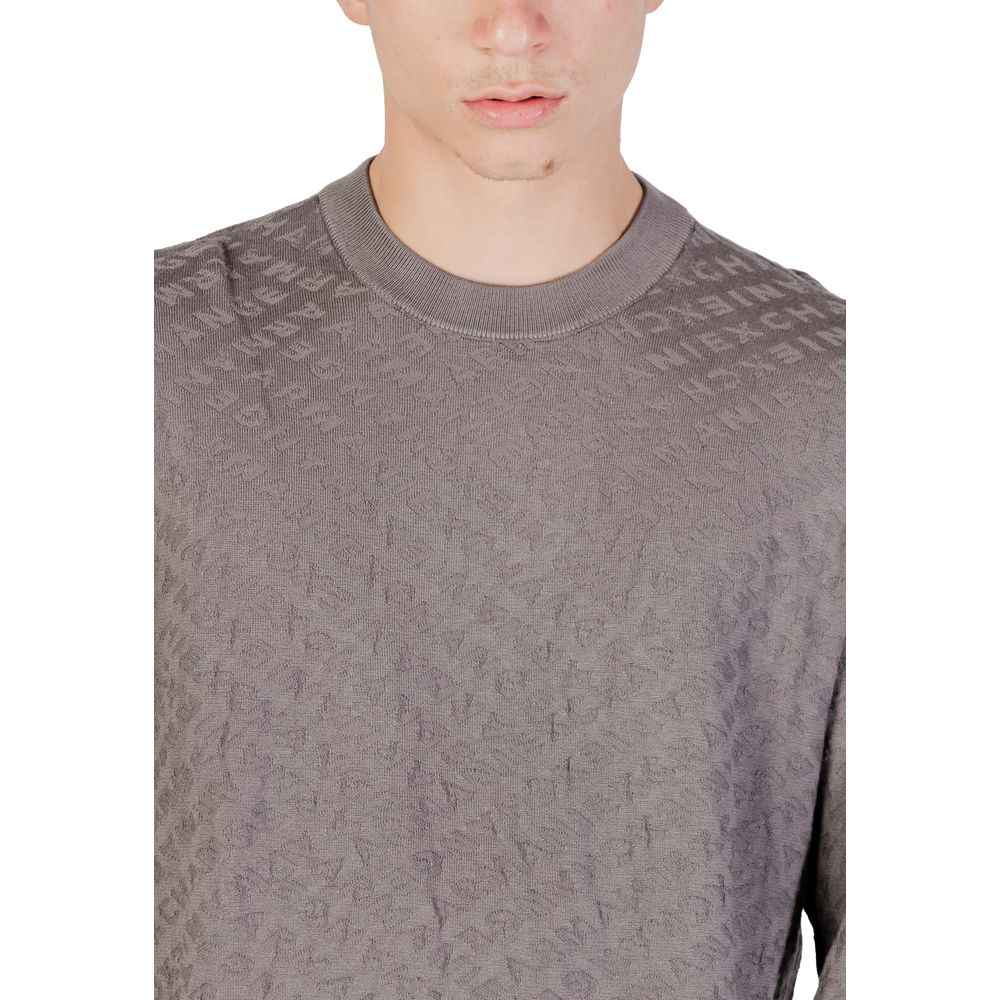 Armani Exchange Gray Polyamide Sweatshirt