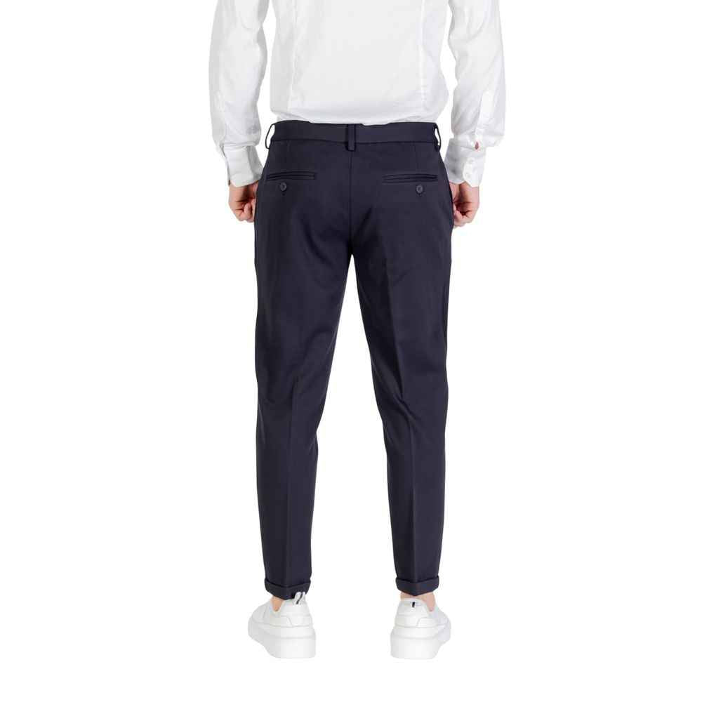 Antony Morato Blue Viscose Dress Pants