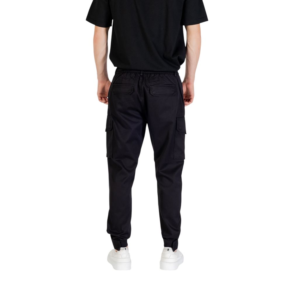 Antony Morato Black Viscose Casual Pants