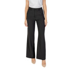 Rinascimento Black Polyester Casual Pants