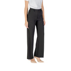Rinascimento Black Polyester Casual Pants