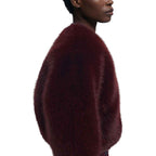 Desigual Bordeaux Polyester Jackets And Coat