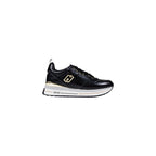 Liu Jo Black Artificial Leather Platform Sneakers