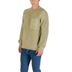 Hugo Boss Green Cotton Sweatshirt