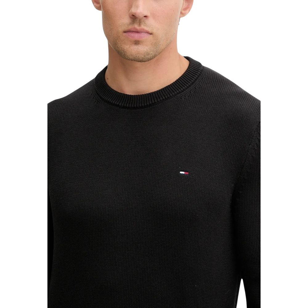 Tommy Hilfiger Jeans Black Organic Cotton Sweatshirt
