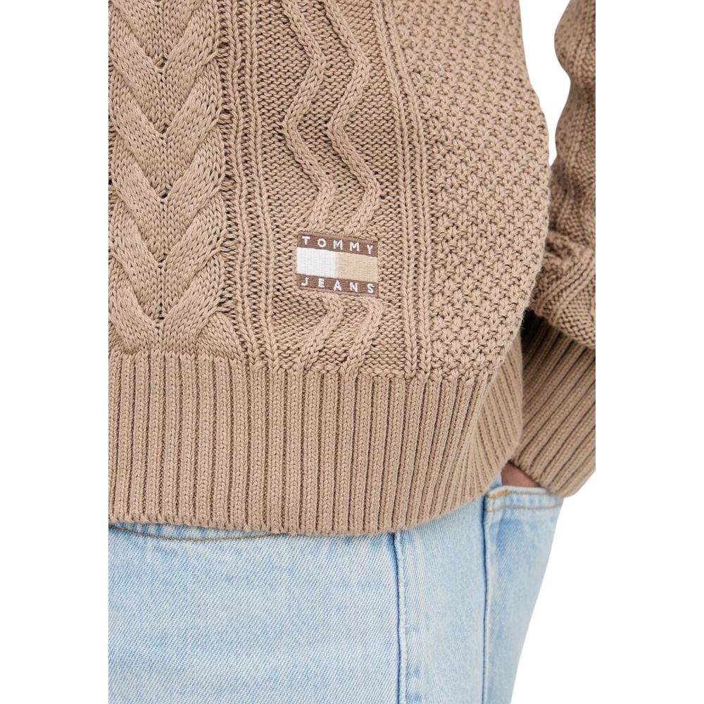 Tommy Hilfiger Jeans Beige Recycled Cotton Sweatshirt