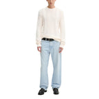 Tommy Hilfiger Jeans Cream Recycled Cotton Sweatshirt