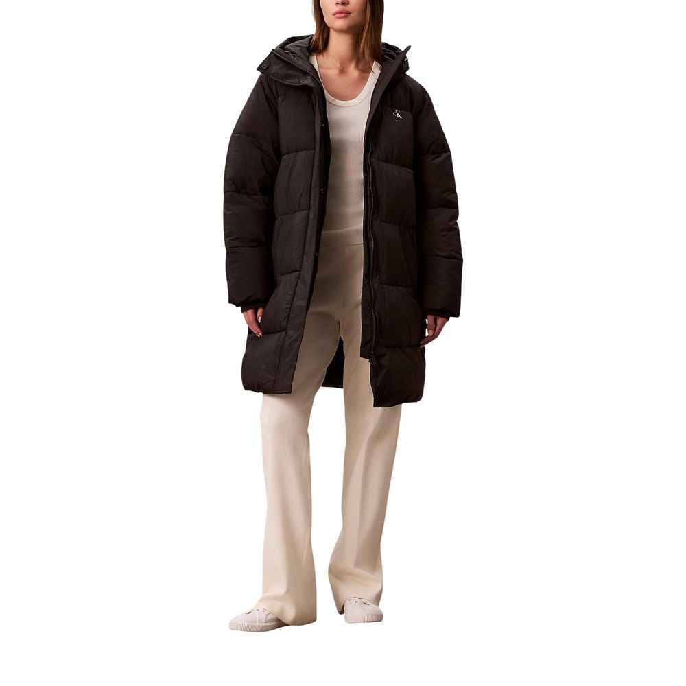 Calvin Klein Jeans Black Polyamide Coat