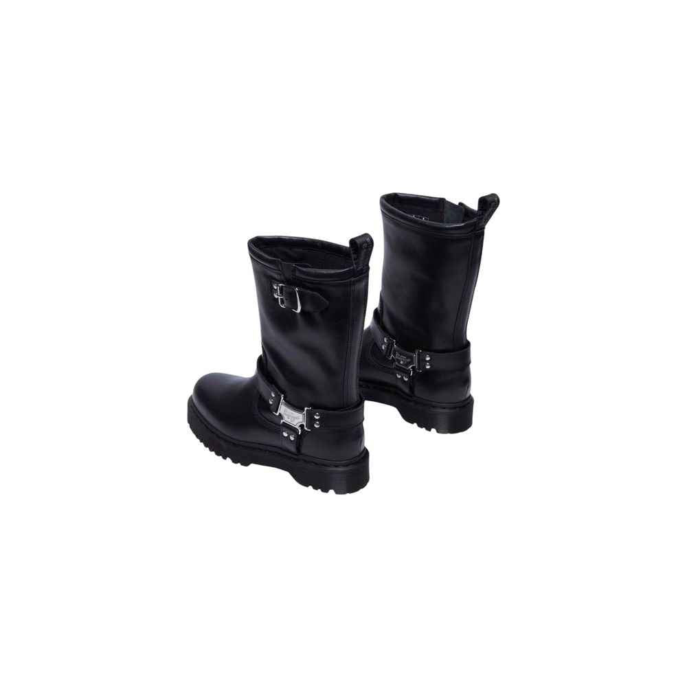 Dr. Martens Black Leather Lace-Up Boots