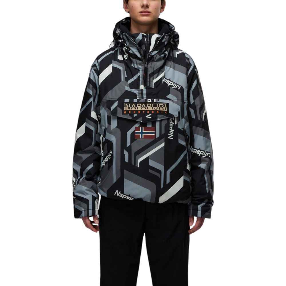 Napapijri Bicolor Recycled Polyester Shell Jacket