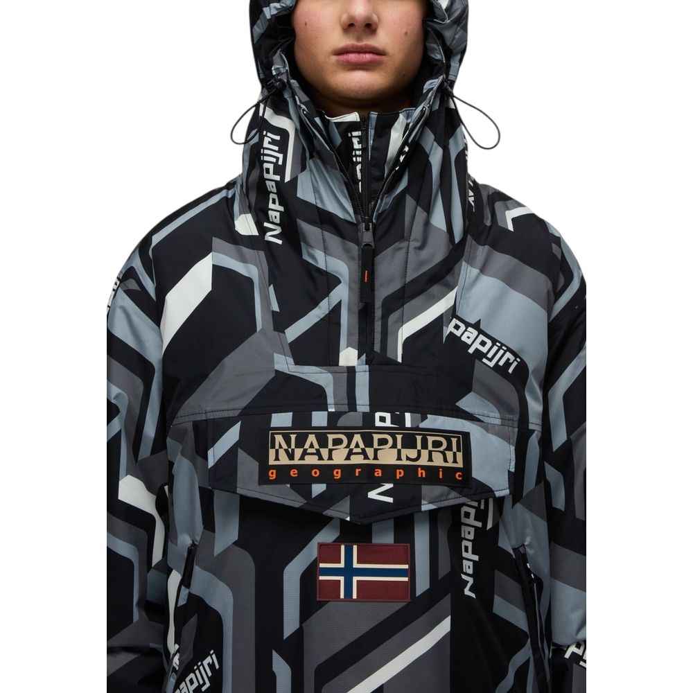 Napapijri Bicolor Recycled Polyester Shell Jacket