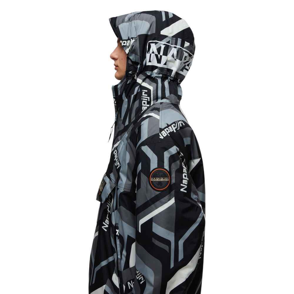 Napapijri Bicolor Recycled Polyester Shell Jacket